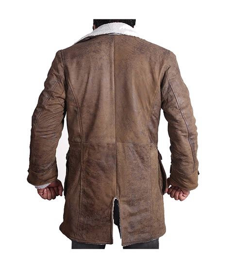 real leather bane coat